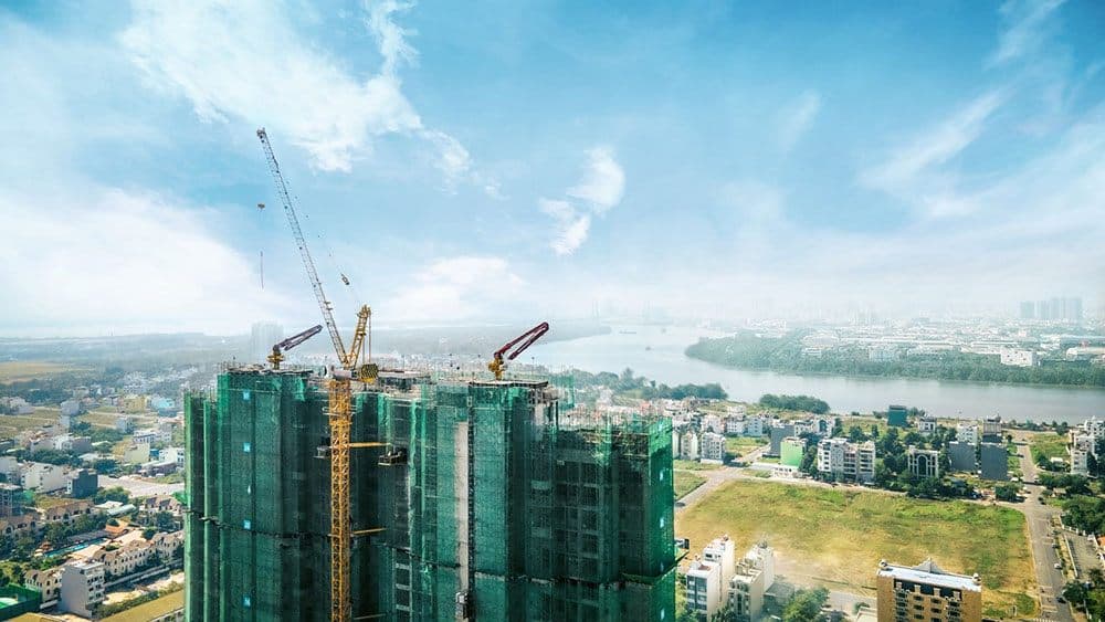 Tổ hợp căn hộ hạng sang DEFINE cất nóc trong tháng 12 năm 2022.