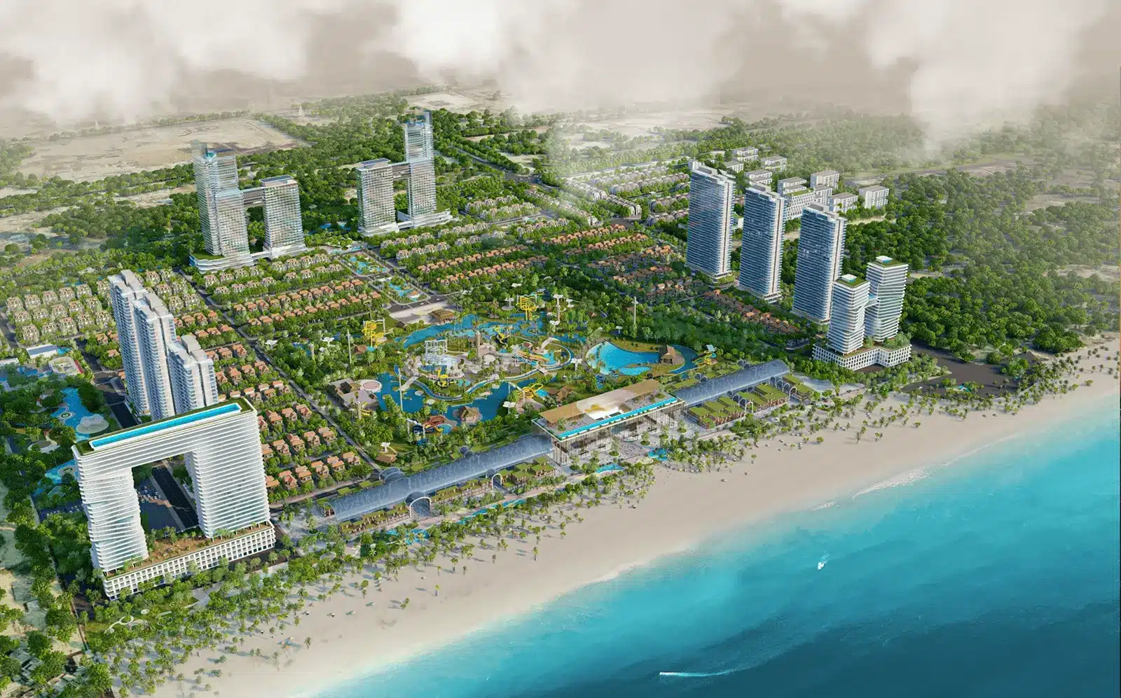 Dự án Sun Group Vũng Tàu sở hữu vị trí đắc địa ven biển cùng quy hoạch đẳng cấp quốc tế.