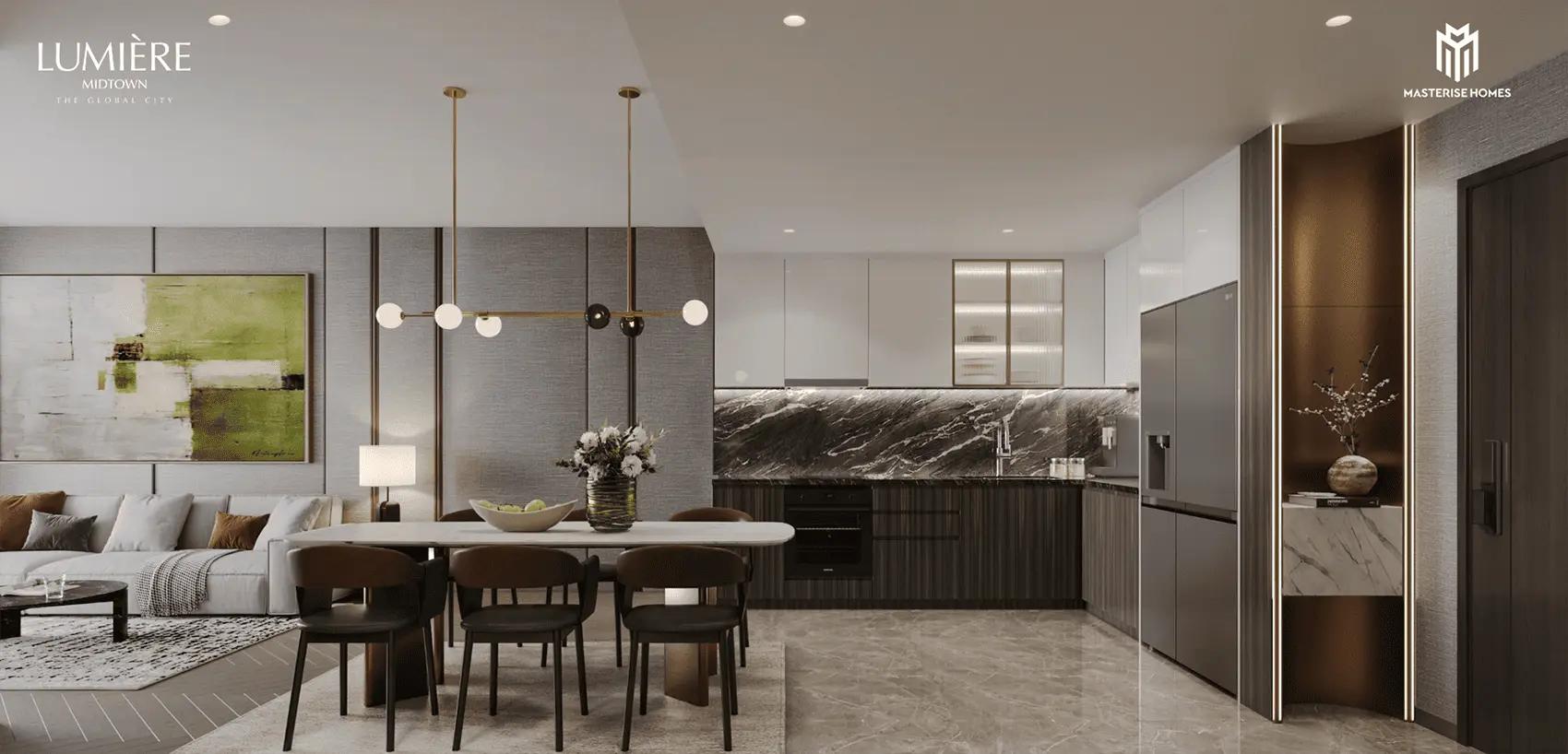 Không gian sống tinh tế và hiện đại tại LUMIÈRE Midtown, tâm điểm mới của The Global City.
