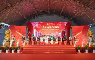 Lễ khởi công dự án Blanca City, biểu tượng mới của thành phố biển Vũng Tàu, ngày 16/5.