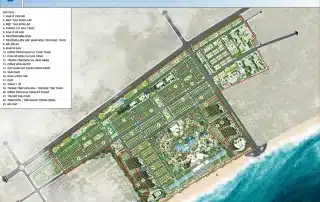 Quy hoạch chi tiết dự án Sun Group Vũng Tàu tại khu đất gần 60ha với tổng mức đầu tư 35.000 tỷ đồng.