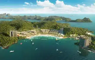 Toàn cảnh dự án Xanh Island Cát Bà, khu đô thị xanh đẳng cấp tại đảo Cát Bà, Hải Phòng.